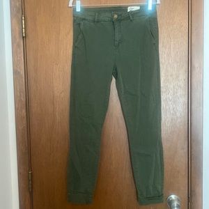 Stitch Fix Cosmic Blue Love Callie Cuffed Skinny Pants- Olive
